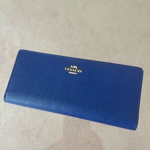 Blue Coach Wallet